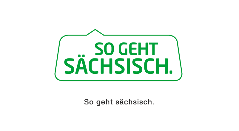 Logo - so geht sächsisch