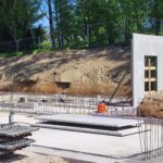 Erweiterungsbau Raumfahrtausstellung - Rohbau beginnt