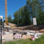 Erweiterungsbau Raumfahrtausstellung - Rohbau beginnt