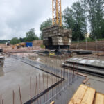 Erweiterungsbau Raumfahrtausstellung - Rohbau beginnt