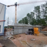 Erweiterungsbau Raumfahrtausstellung - Rohbau beginnt