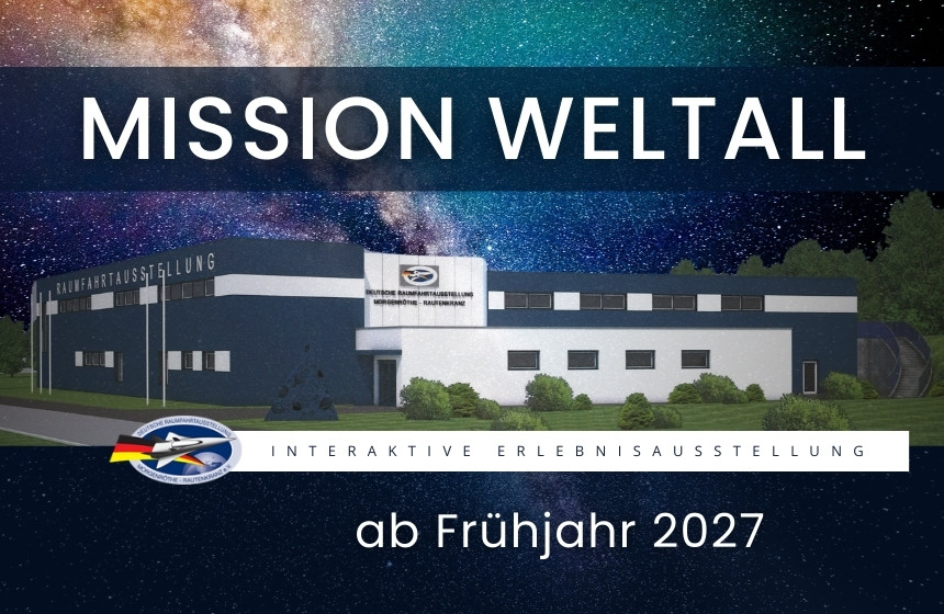 Mission Weltall - Interaktive Erlebnisausstellung ab Frühjahr 2027