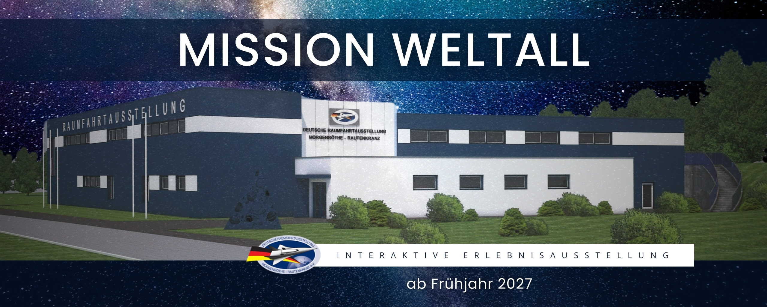 Mission Weltall - Interaktive Erlebnisausstellung ab Frühjahr 2027